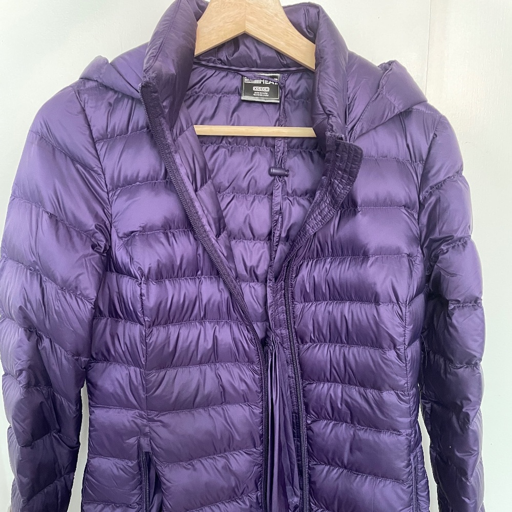 32 Degrees Heat Women's Hooded Down Jacket Purple XS